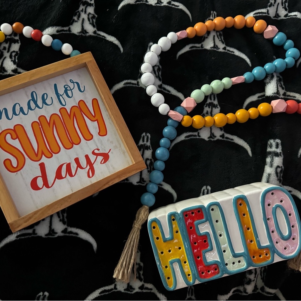 Colorful Beaded Kids Room Decor